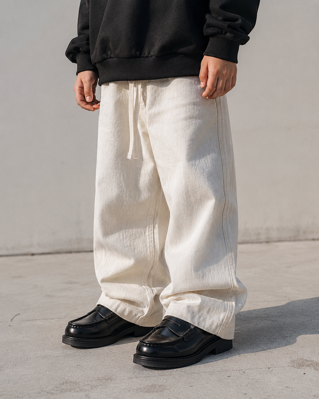 LNP02 Unisex Linen Pant ( Cream )