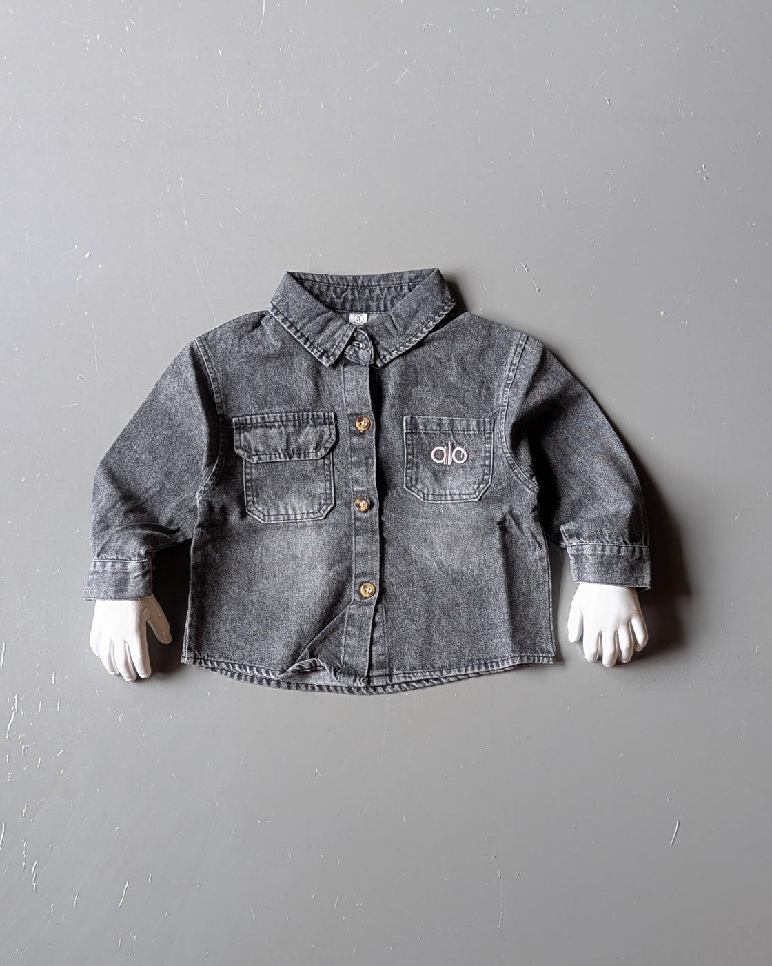 Unisex Full Sleeve Oversized Denim Shirt