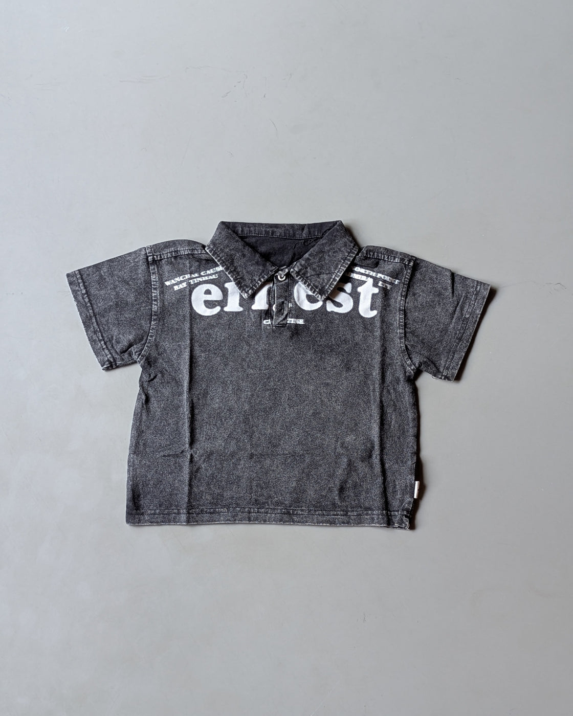 HSP01 Unisex Half Sleeve Oversized Polo T Shirt