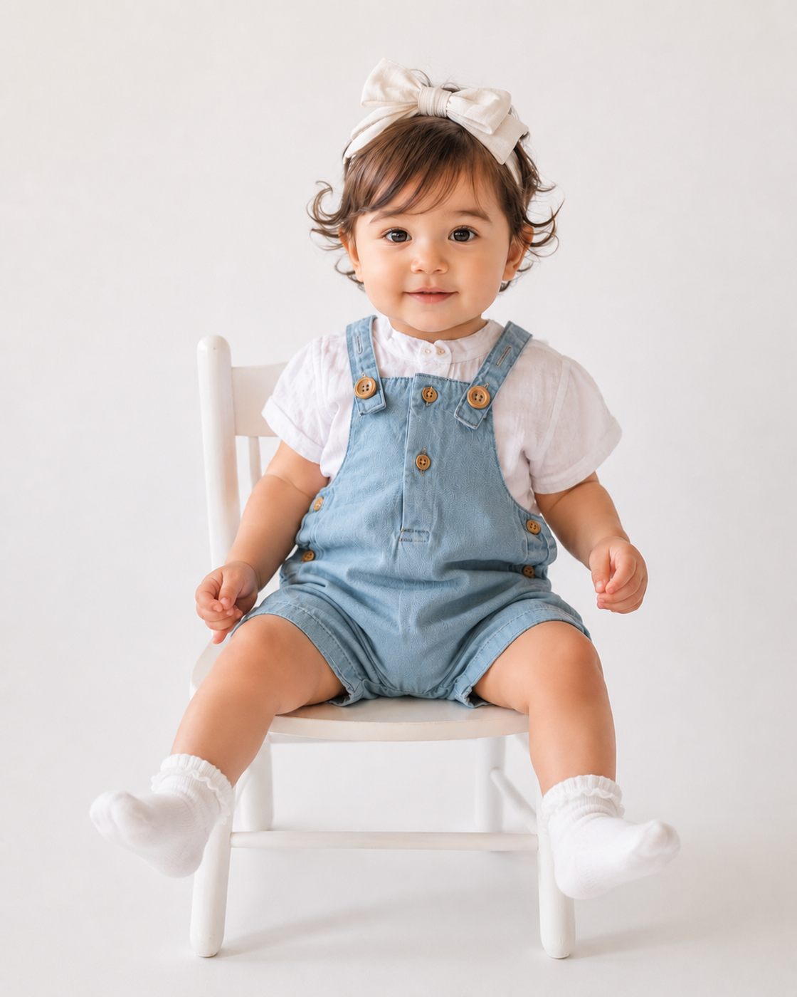NB01 Unisex Half Sleeve Shirt with Romper Set