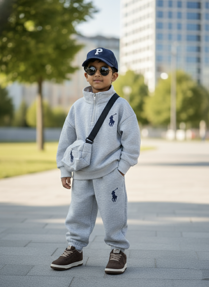 Unisex Full Sleeve Oversized High Neck Jacket and Pant Set