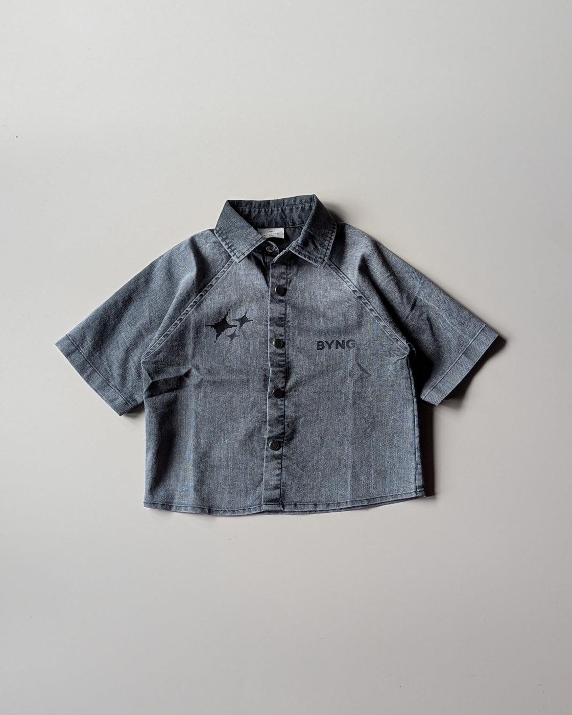SHHS07 Boy's Half Sleeve Oversized Shirt