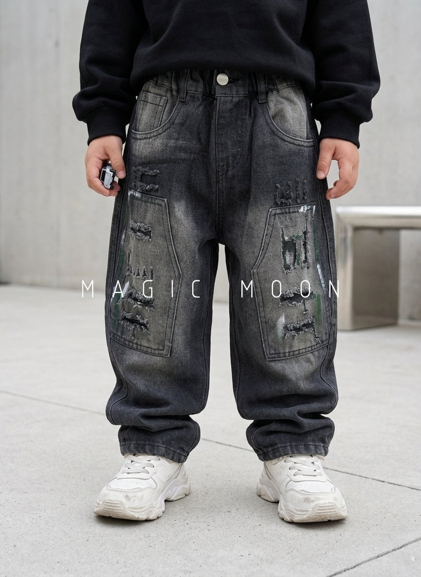 JN1002 Unisex Baggy Jeans