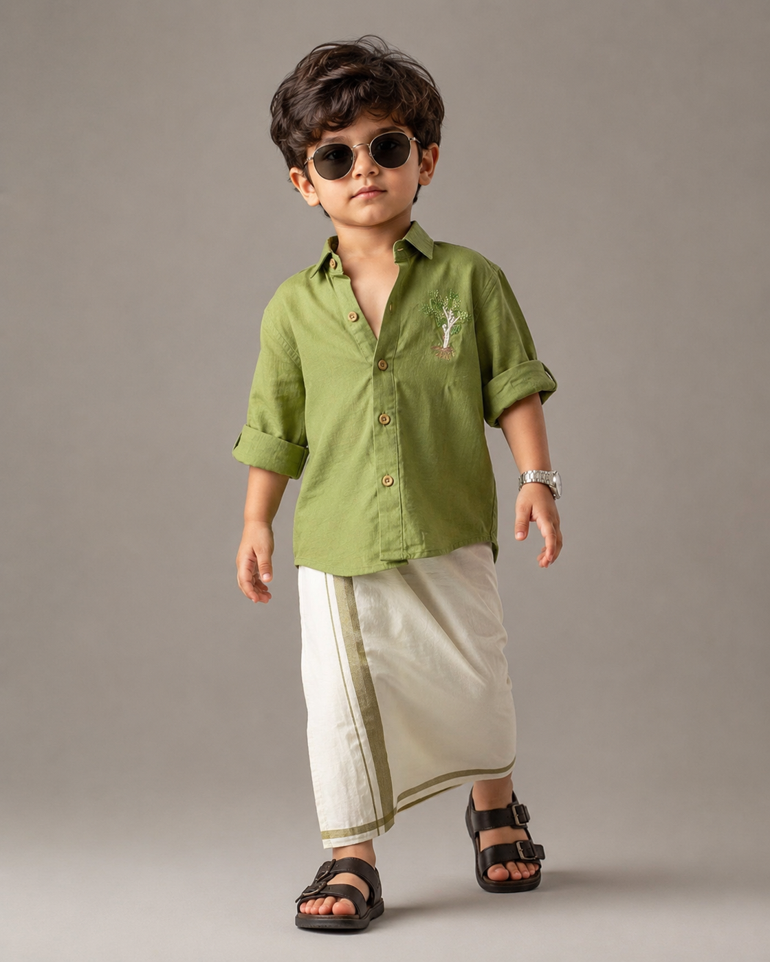 SHTCA01-04 Boys Full Sleeve Oversized Shirt