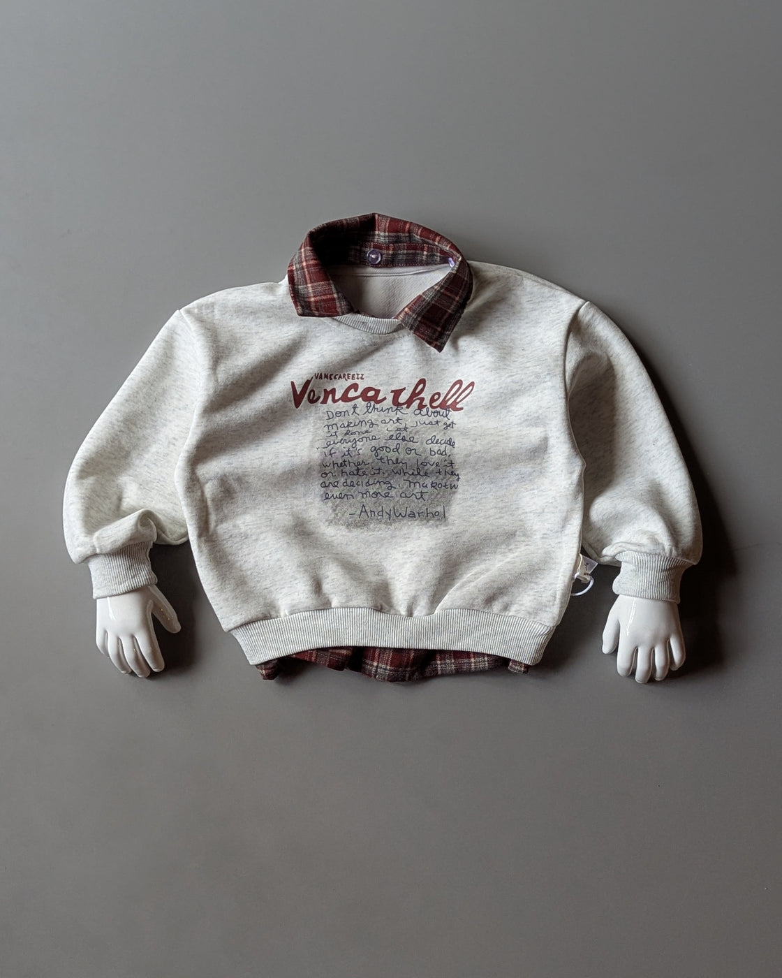 Unisex Full Sleeve Oversized Layered Look Polo T Shirt