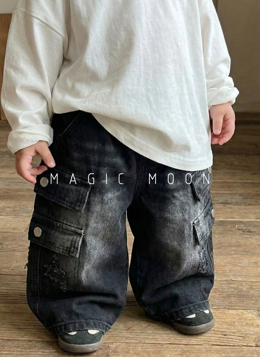 Unisex Wide Leg Jeans