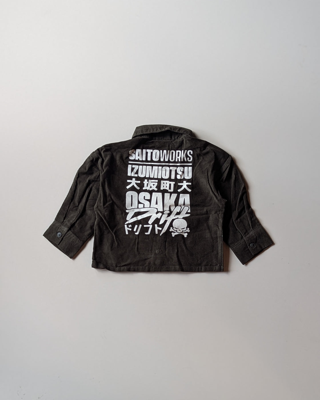 SHFS22 Boys Full Sleeve Oversized Back Printed Shirt