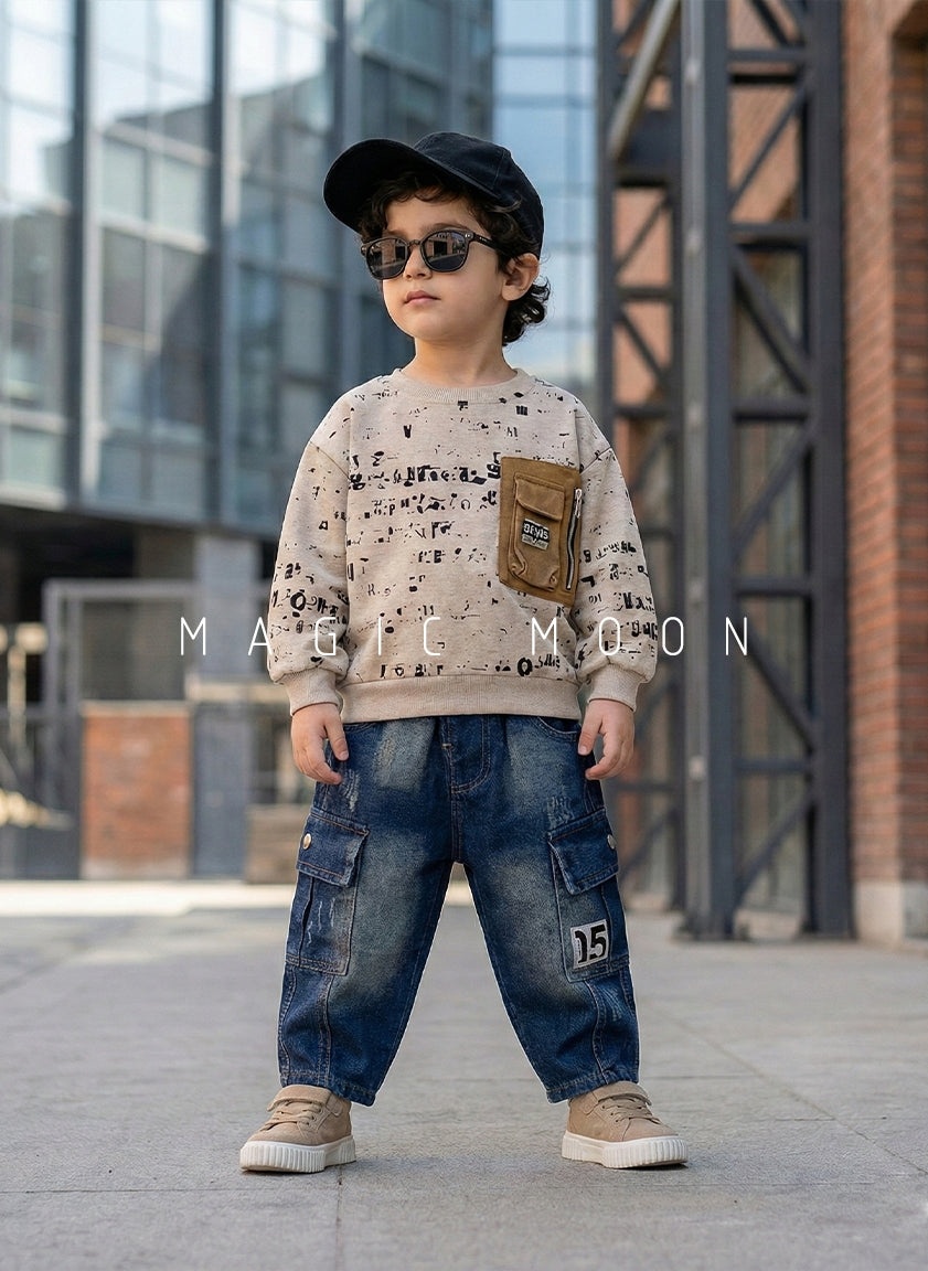 Unisex Full Sleeve Oversized T Shirt