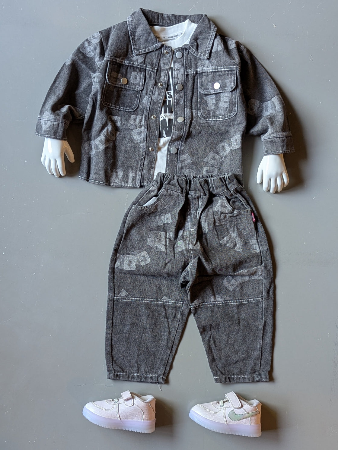 Unisex Full Sleeve Jacket, Inner T Shirt and Pant Set
