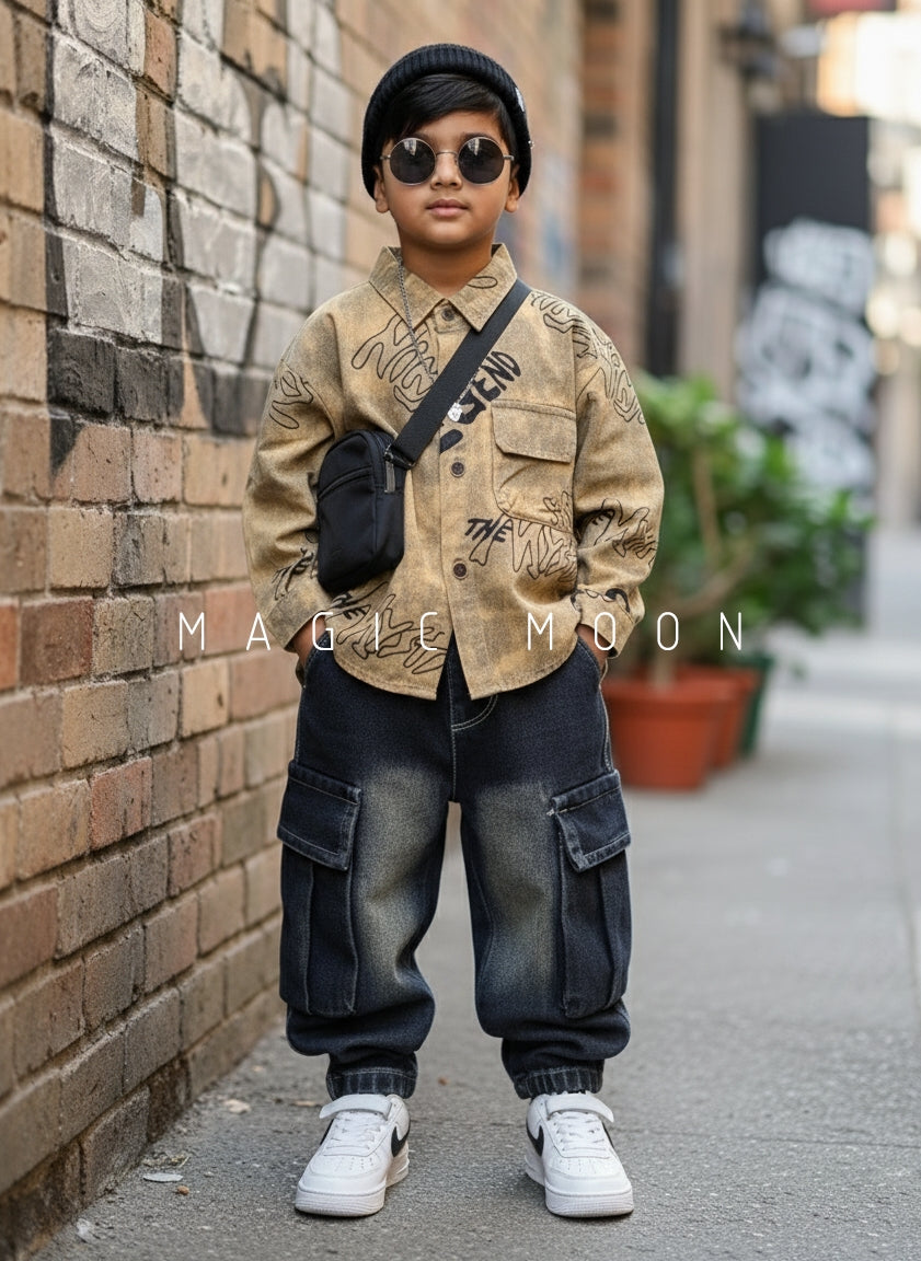 Unisex Full Sleeve Oversized Shirt