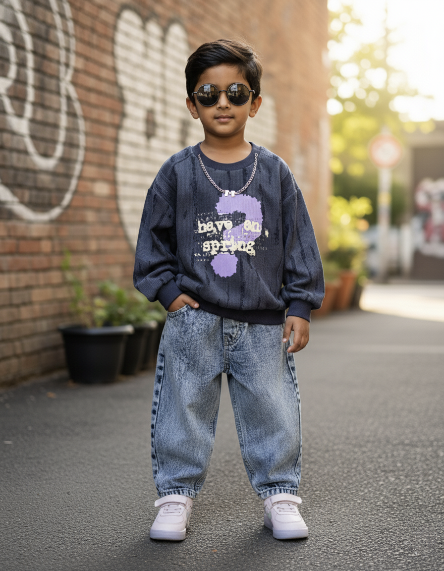 Unisex Full Sleeve Oversized T Shirt