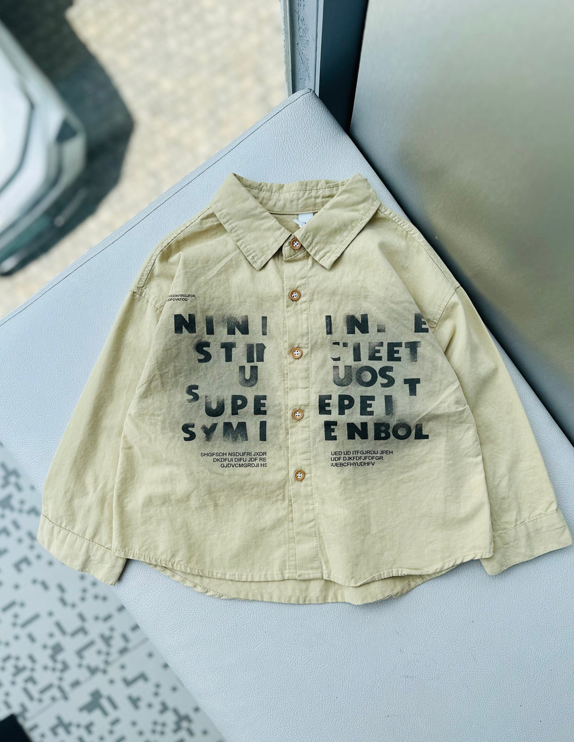 Unisex Full Sleeve Oversized Shirt
