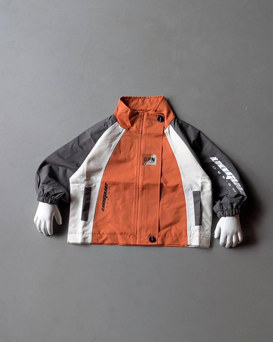 JKT02 Unisex High Neck Full Sleeve Oversized Jacket