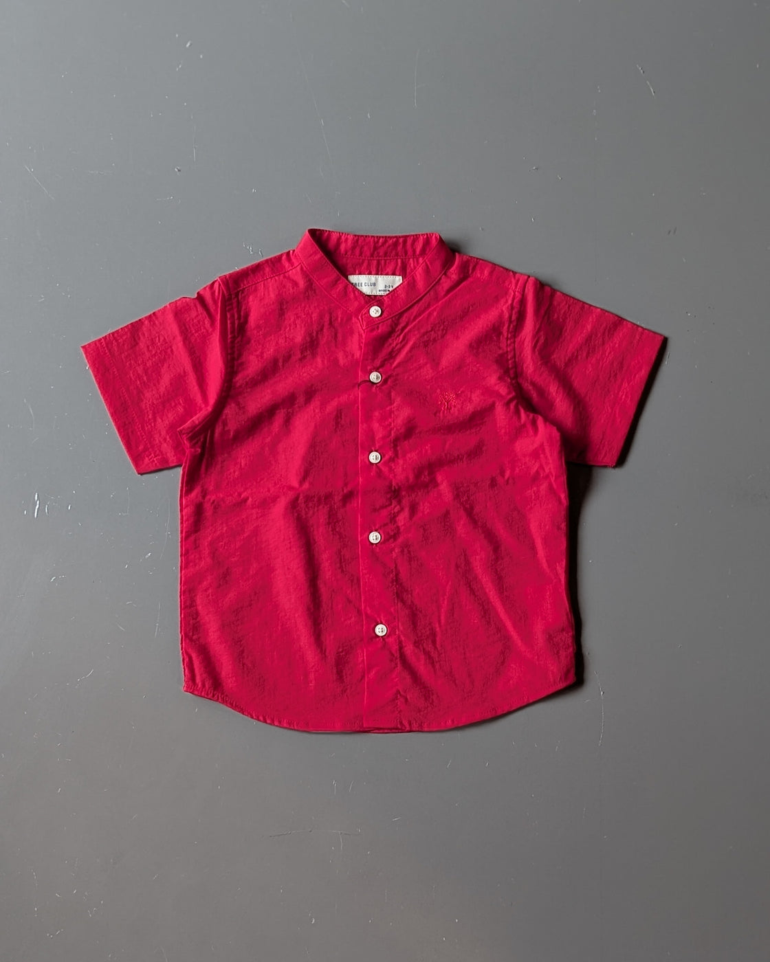 Half Sleeve Shirt ( Solid Red)