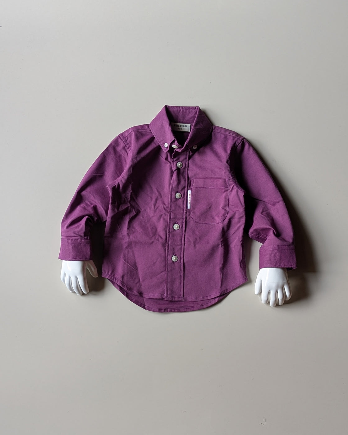 SHFS12 Boy's Full Sleeve Oversized Shirt