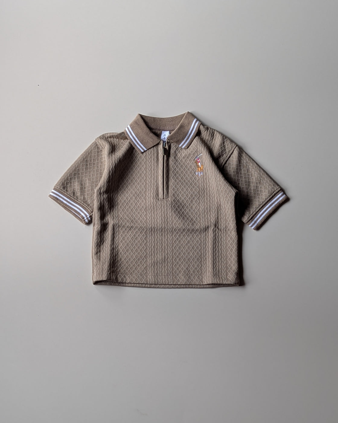 TSPL02 Unisex Half Sleeve Oversized Polo T Shirt