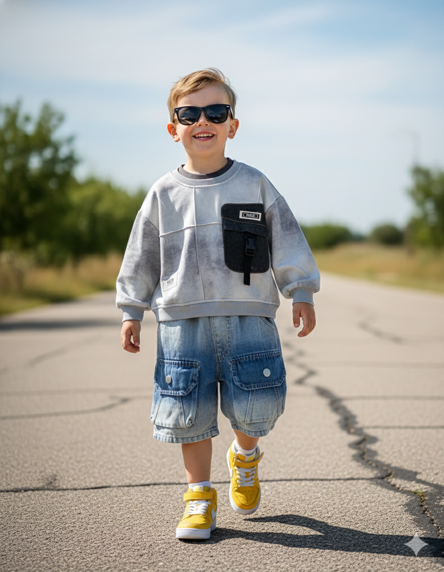 Unisex Full Sleeve Oversized T Shirt