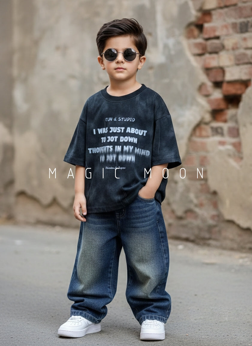 Unisex Half Sleeve Oversized T Shirt