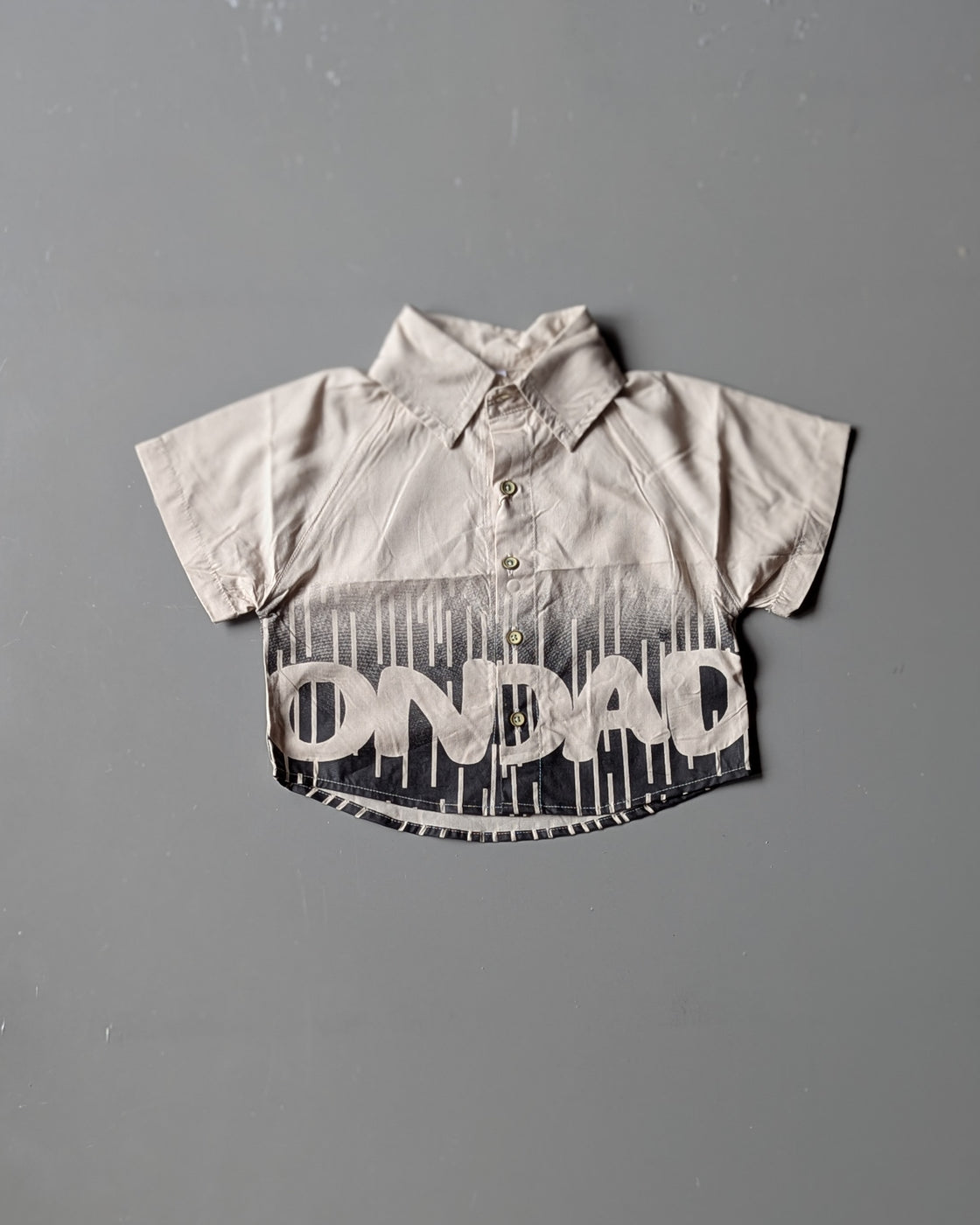 Half Sleeve Hem Printed Shirt