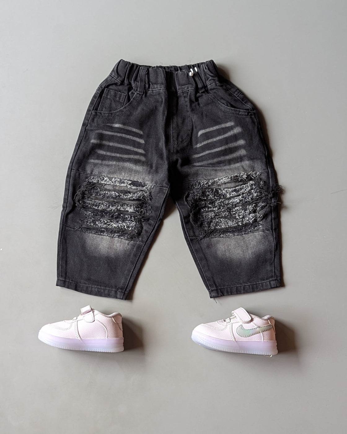 Unisex Distressed Baggy Jeans