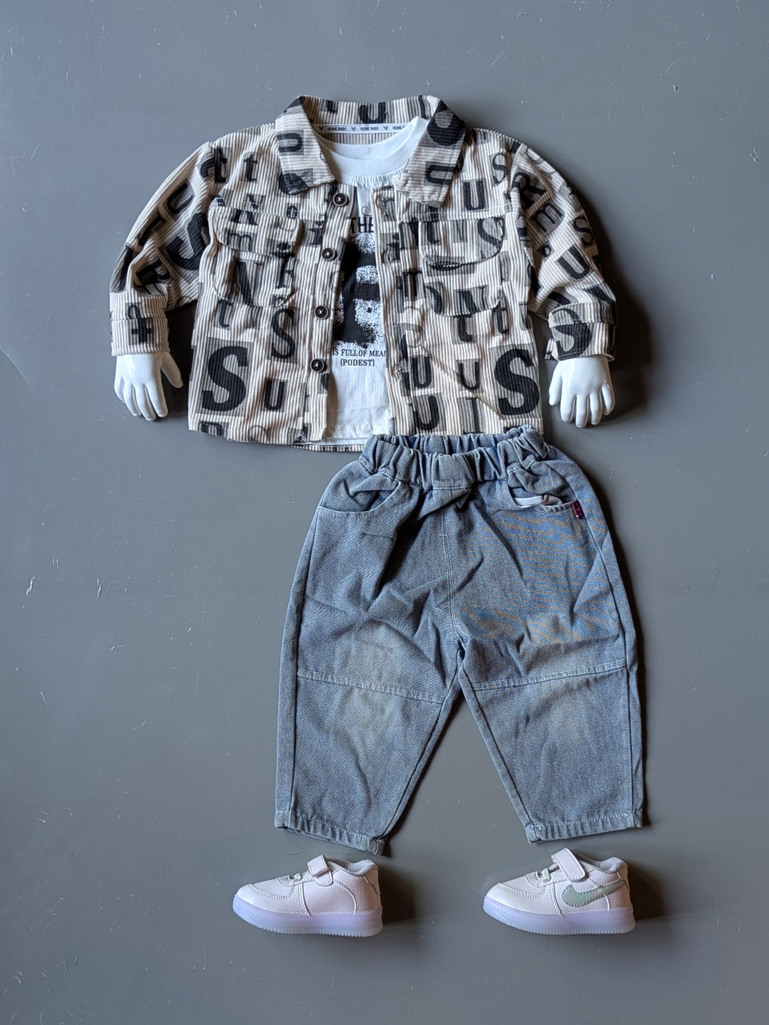 Unisex Full Sleeve Jacket, Inner T Shirt and Pant Set