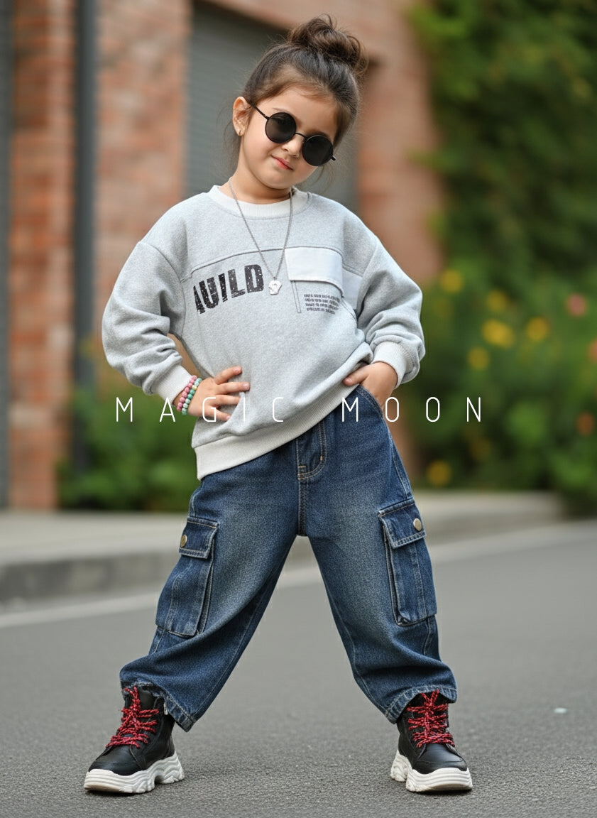 Unisex Full Sleeve Oversized T Shirt