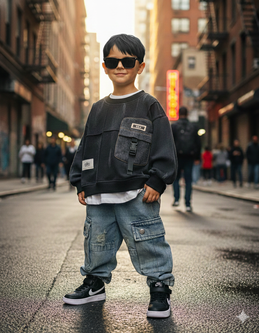 Unisex Full Sleeve Oversized T Shirt