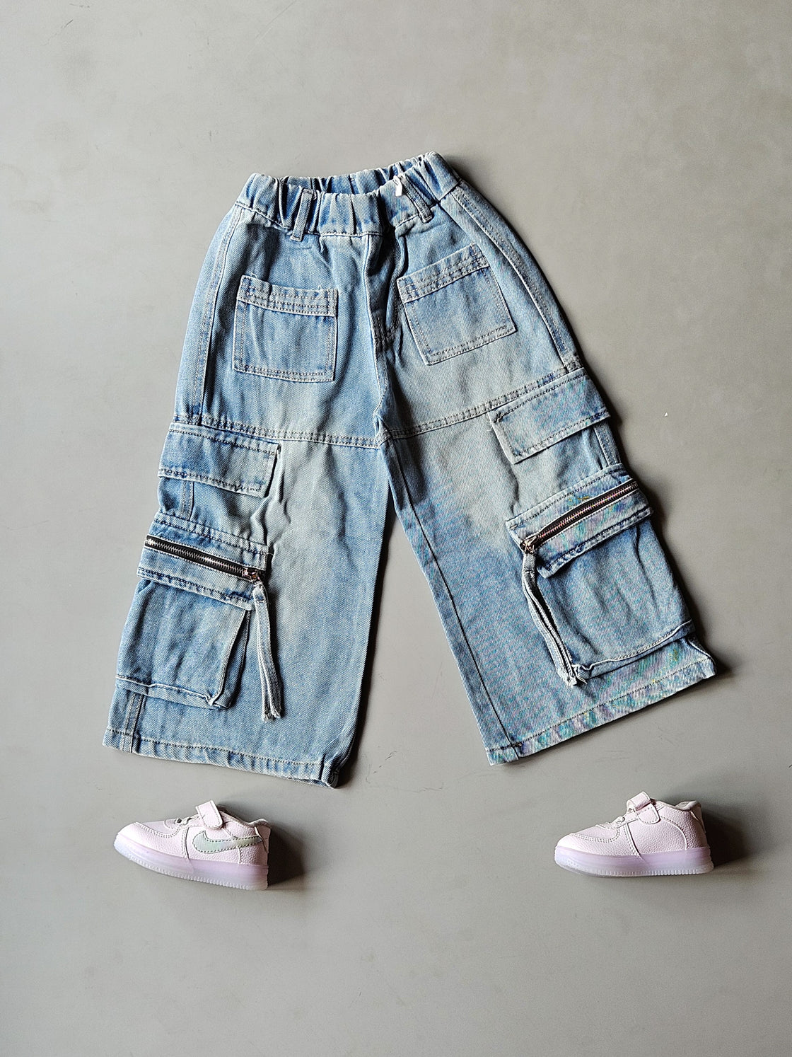 JN1001 Unisex Cargo Baggy Jeans