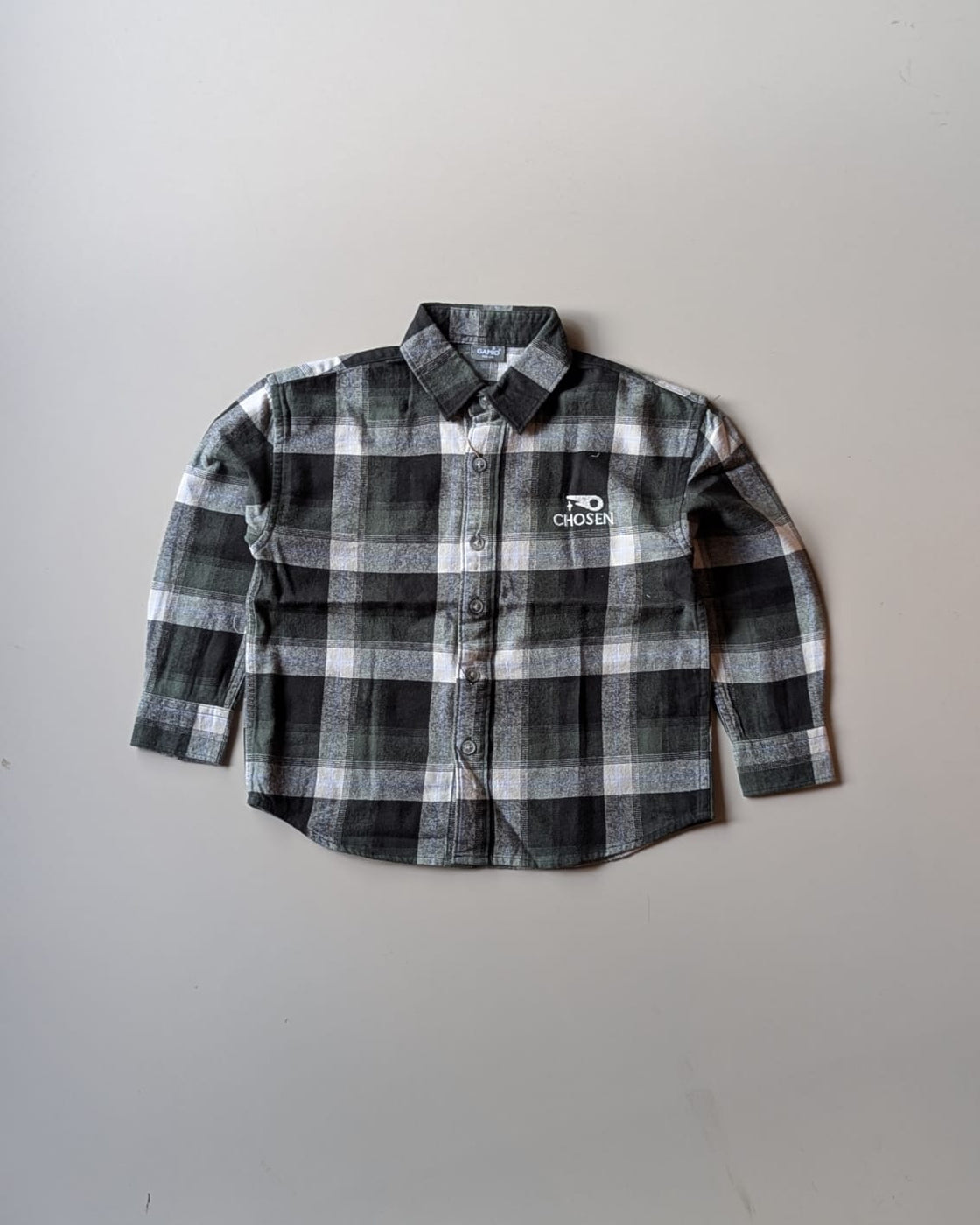 SHGME02-03 Boys Full Sleeve Oversized Check Shirt