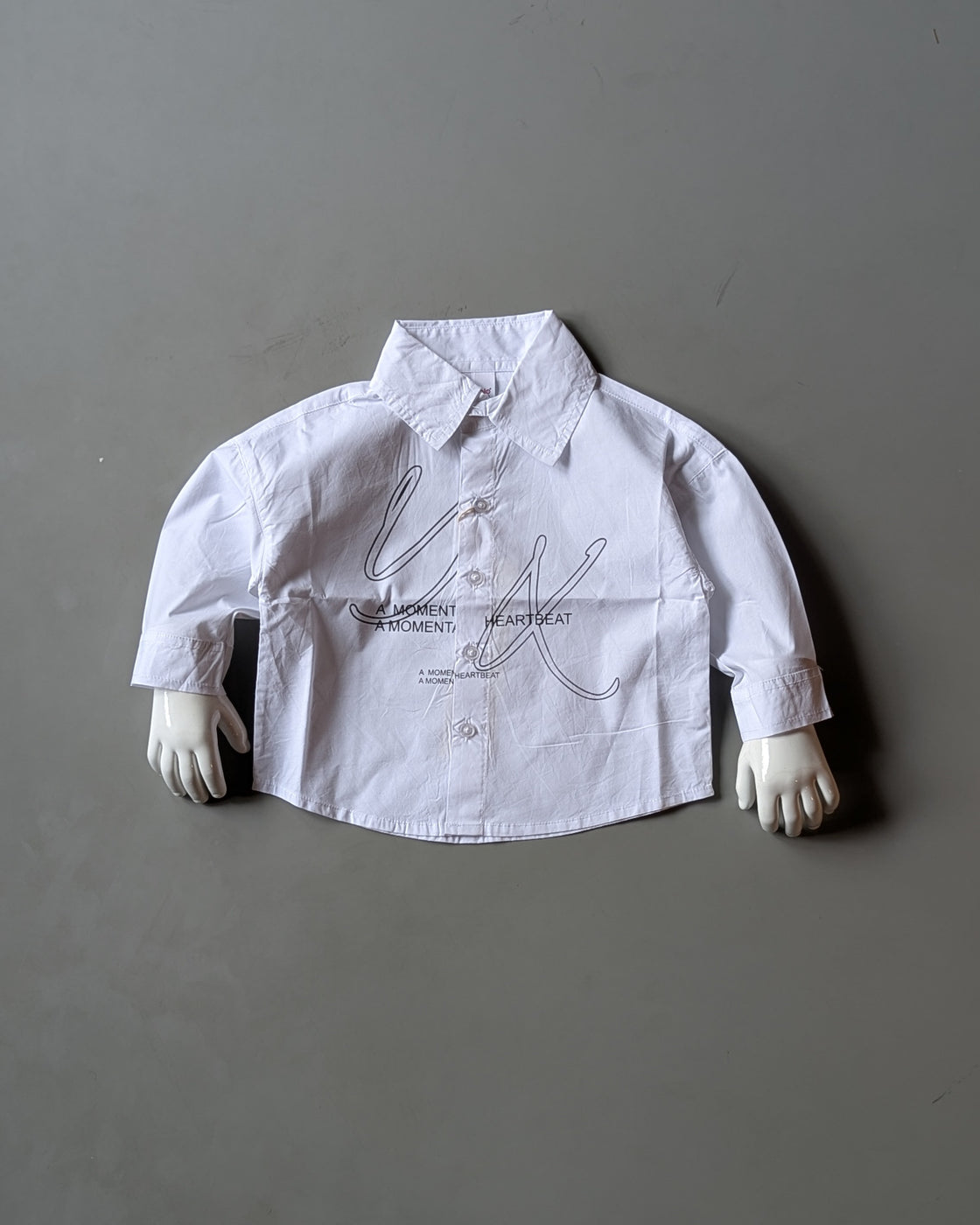 Boy's Full Sleeve Oversized Shirt