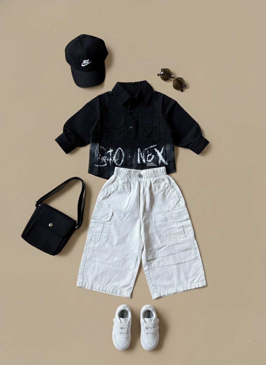 Unisex Full Sleeve Oversized Shirt