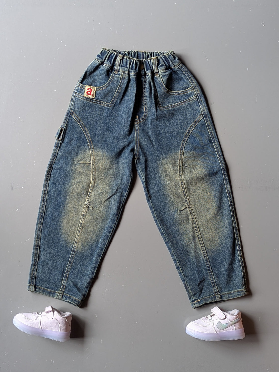 Unisex Distressed Baggy Jeans