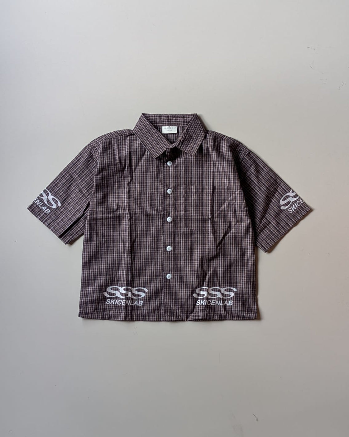 SHGME04-03 Boys Half Sleeve Oversized Boxy Fit Shirt