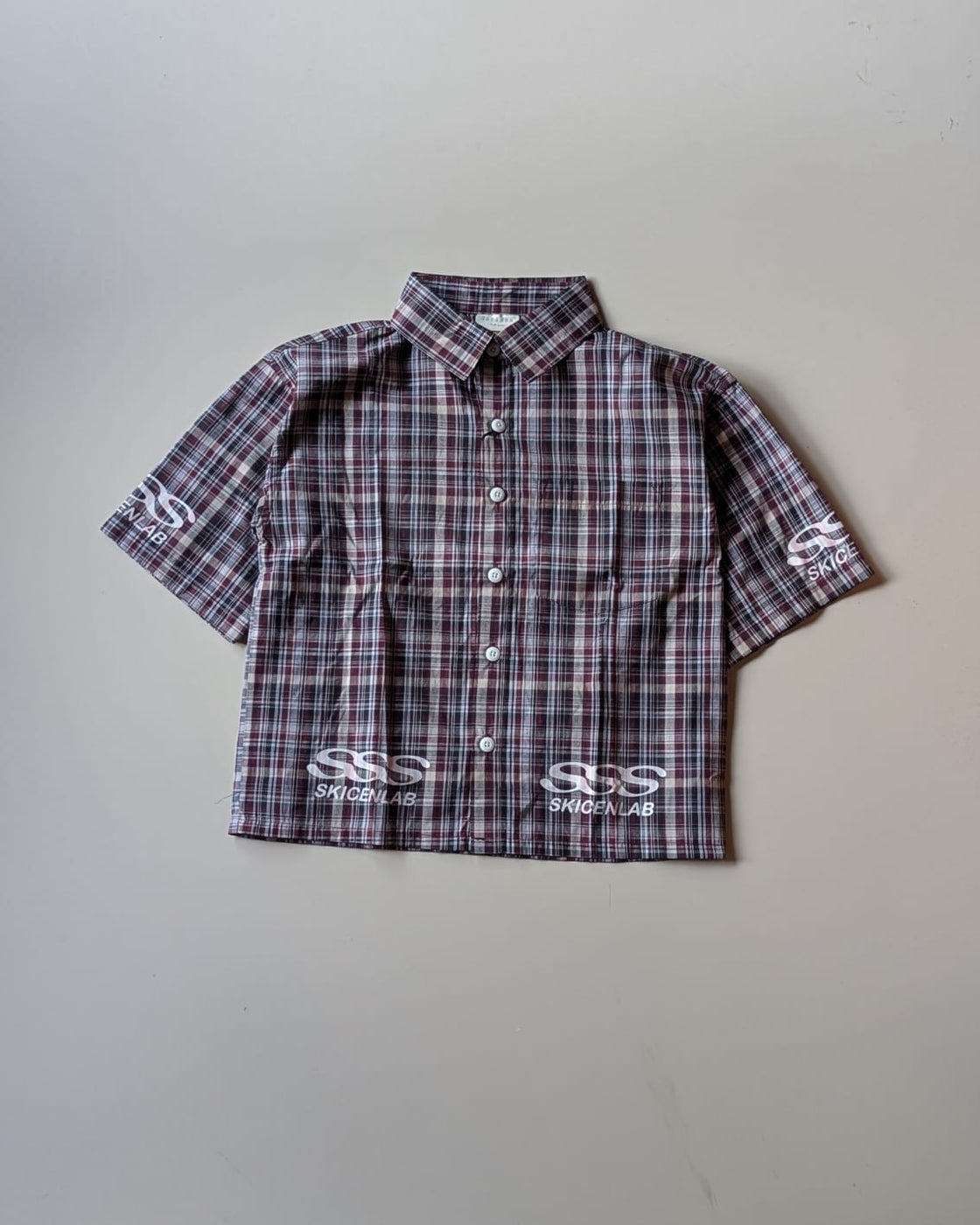 SHGME03-02 Boys Half Sleeve Oversized Boxy Fit Shirt