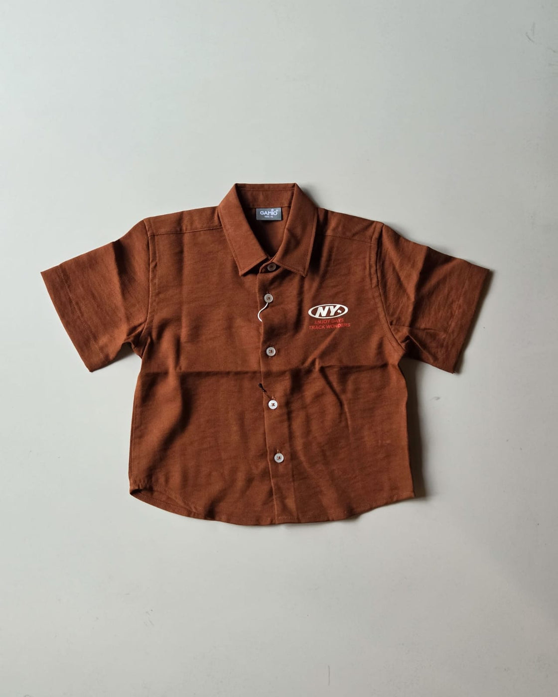 SHGMI02-04 Boys Half Sleeve Oversized Shirt