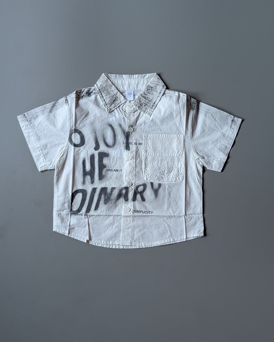 Unisex Half Sleeve Oversized Shirt