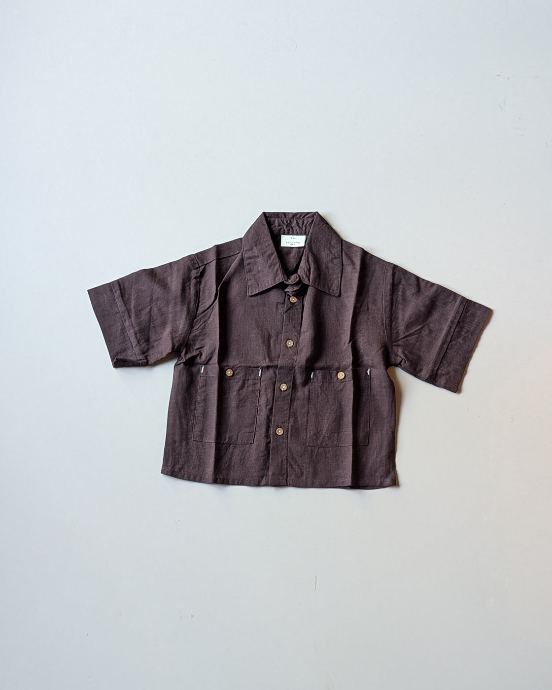 SHBYA01-04 Boys Half Sleeve Oversized Shirt