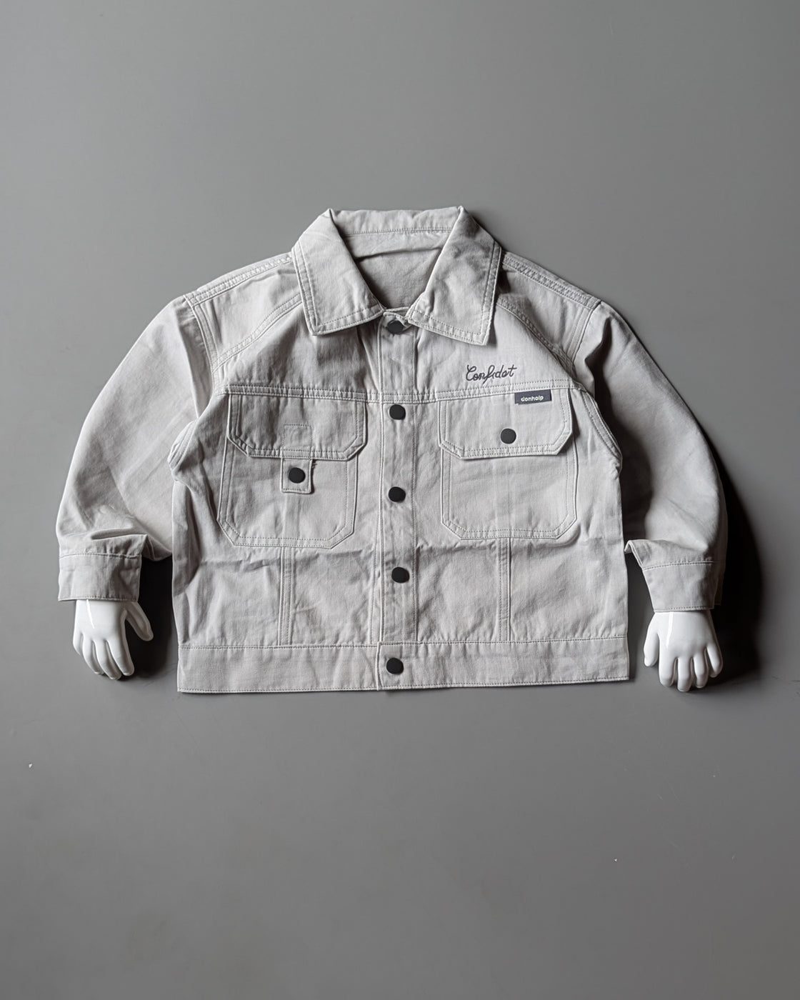 Unisex Full Sleeve Oversized Denim Jacket