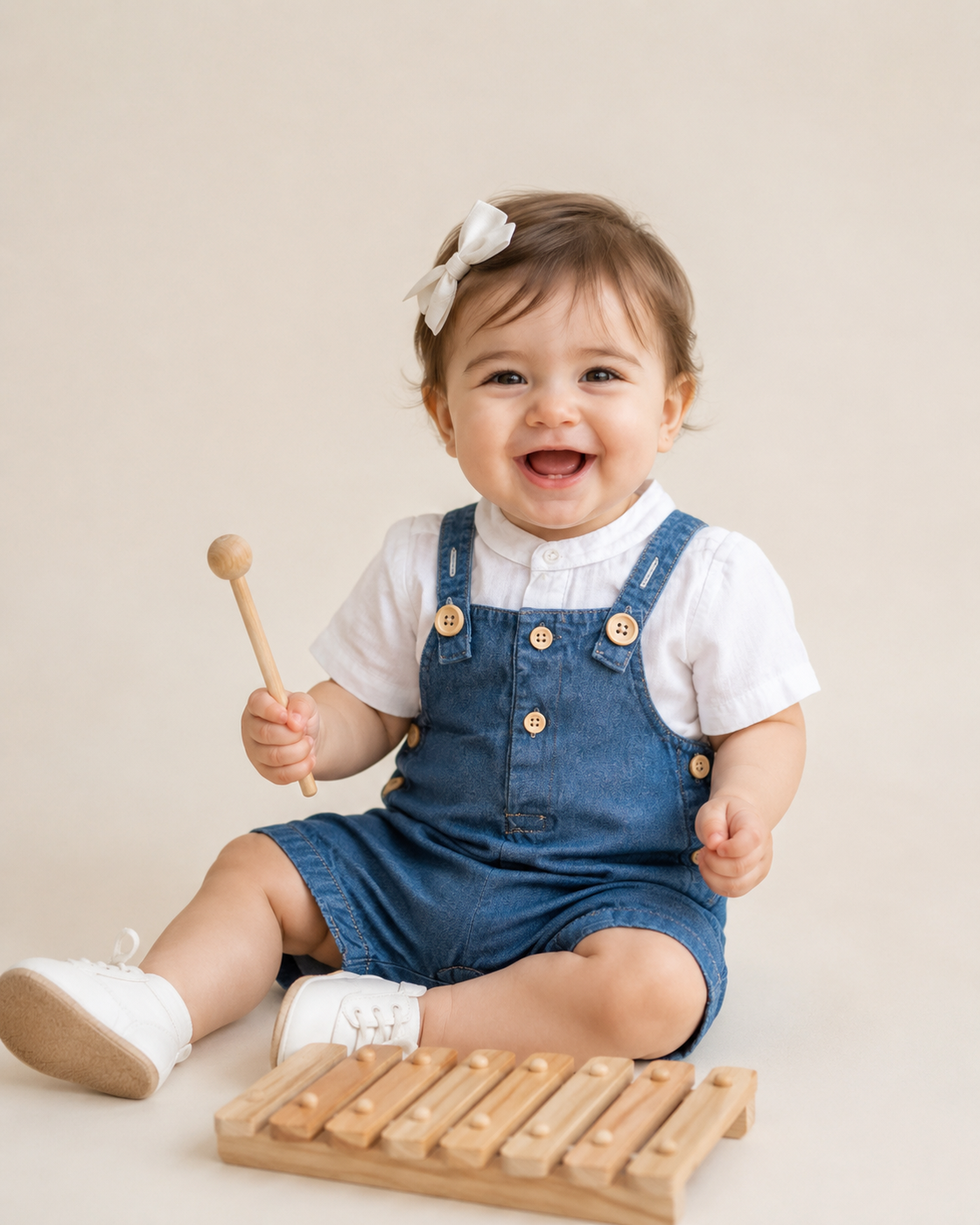 NB01 Unisex Half Sleeve Shirt with Romper Set