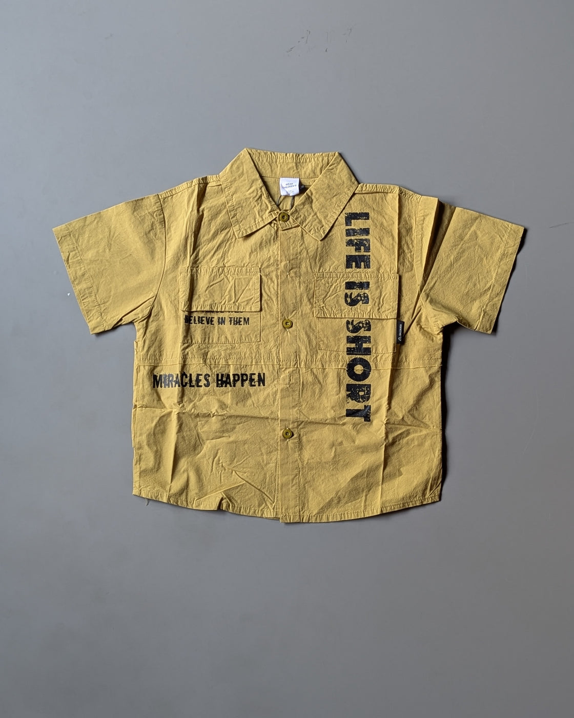 Unisex Half Sleeve Oversized Shirt