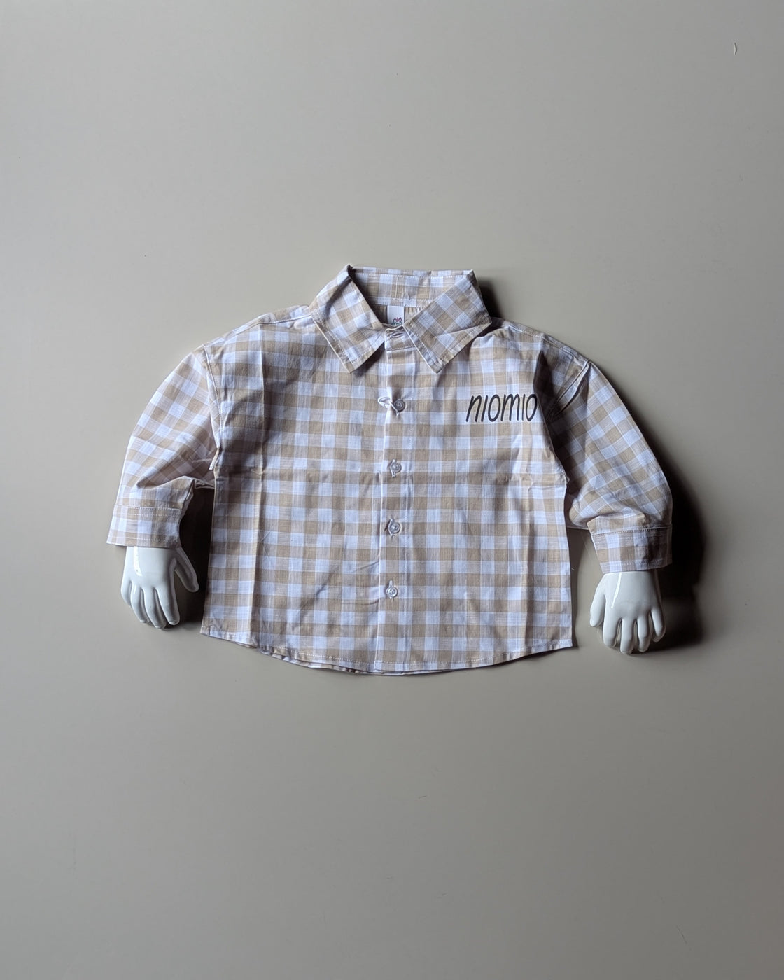 SHFS15 Boy's Full Sleeve Oversized Back Printed Shirt