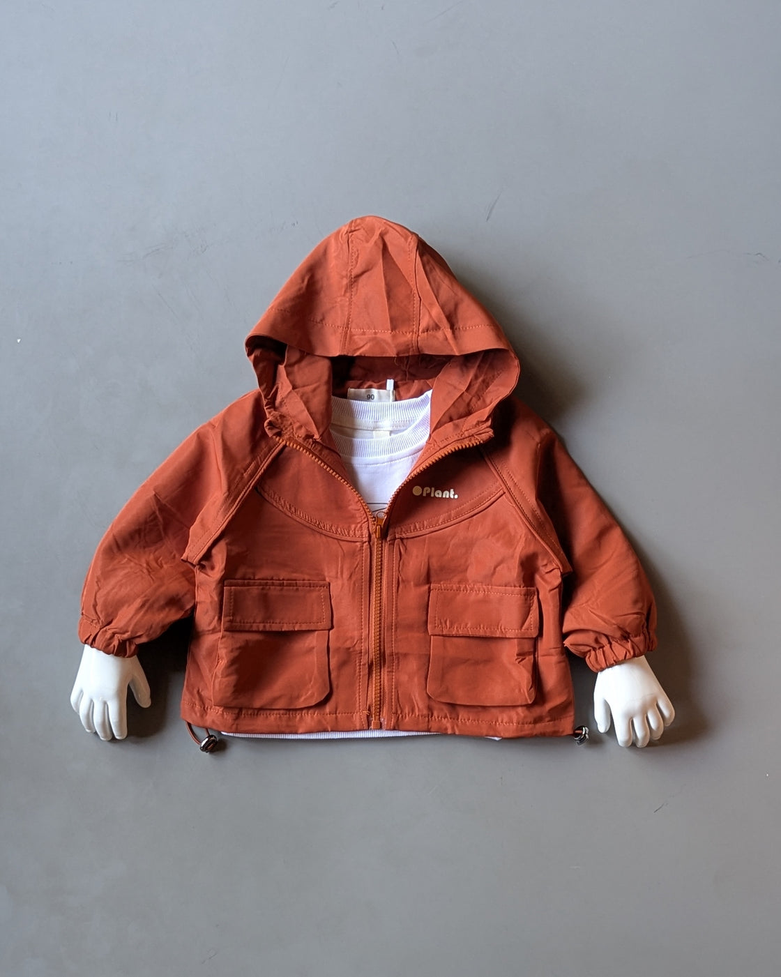 JKT01 Unisex Full Sleeve Oversized Hooded Jacket with Inner T Shirt