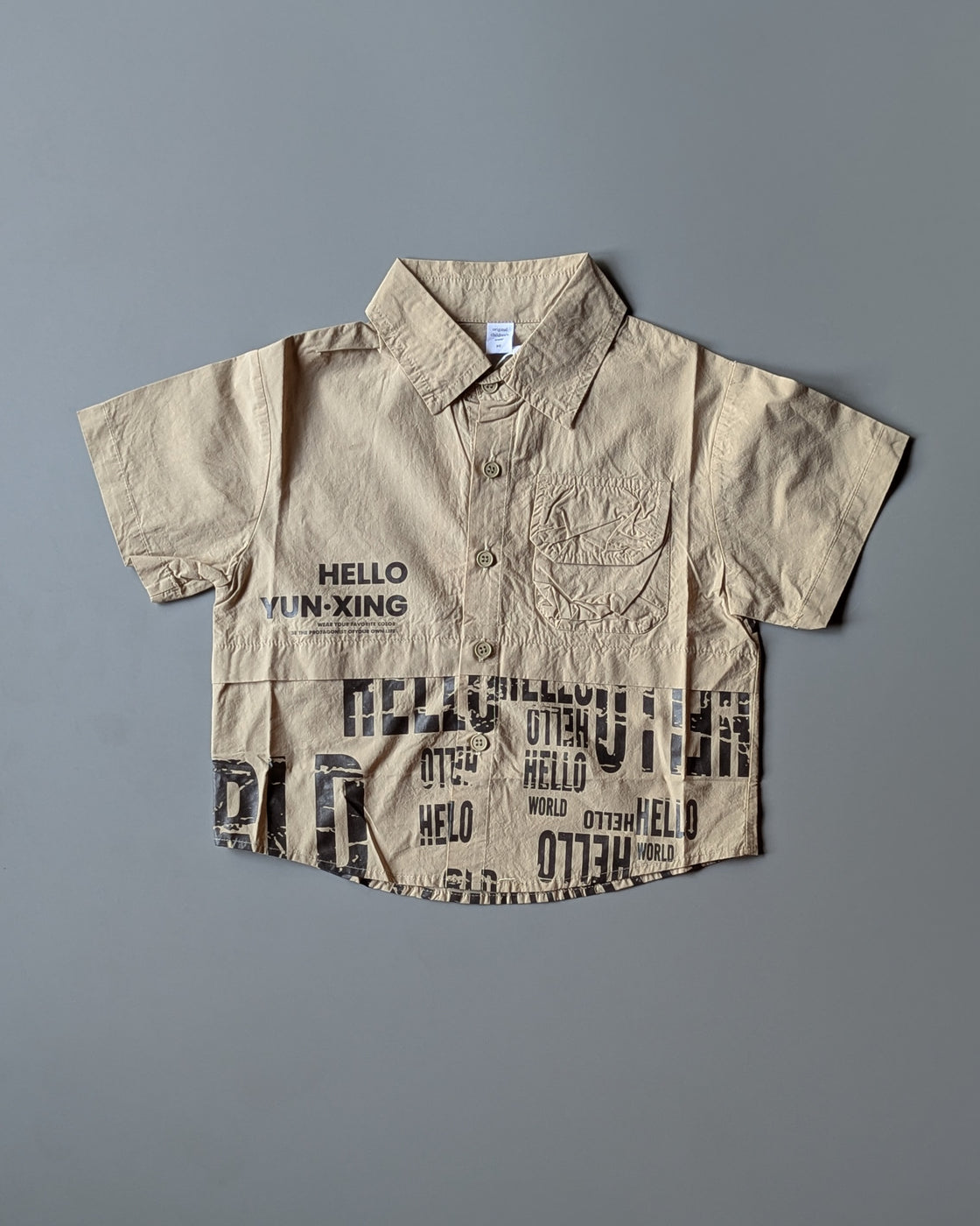 Unisex Half Sleeve Oversized Shirt