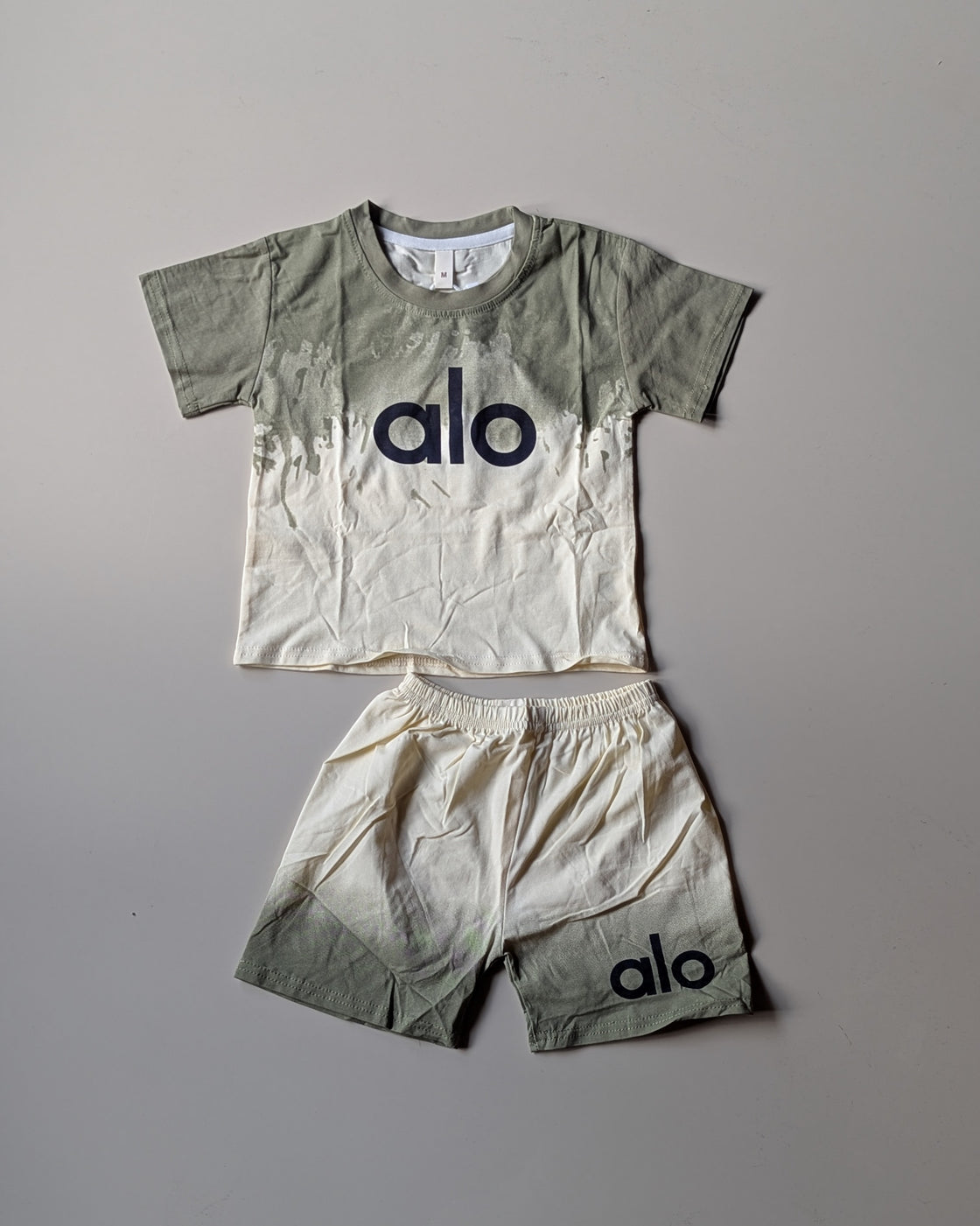 ST105 Unisex Half Sleeve Oversized T Shirt and Shorts Set