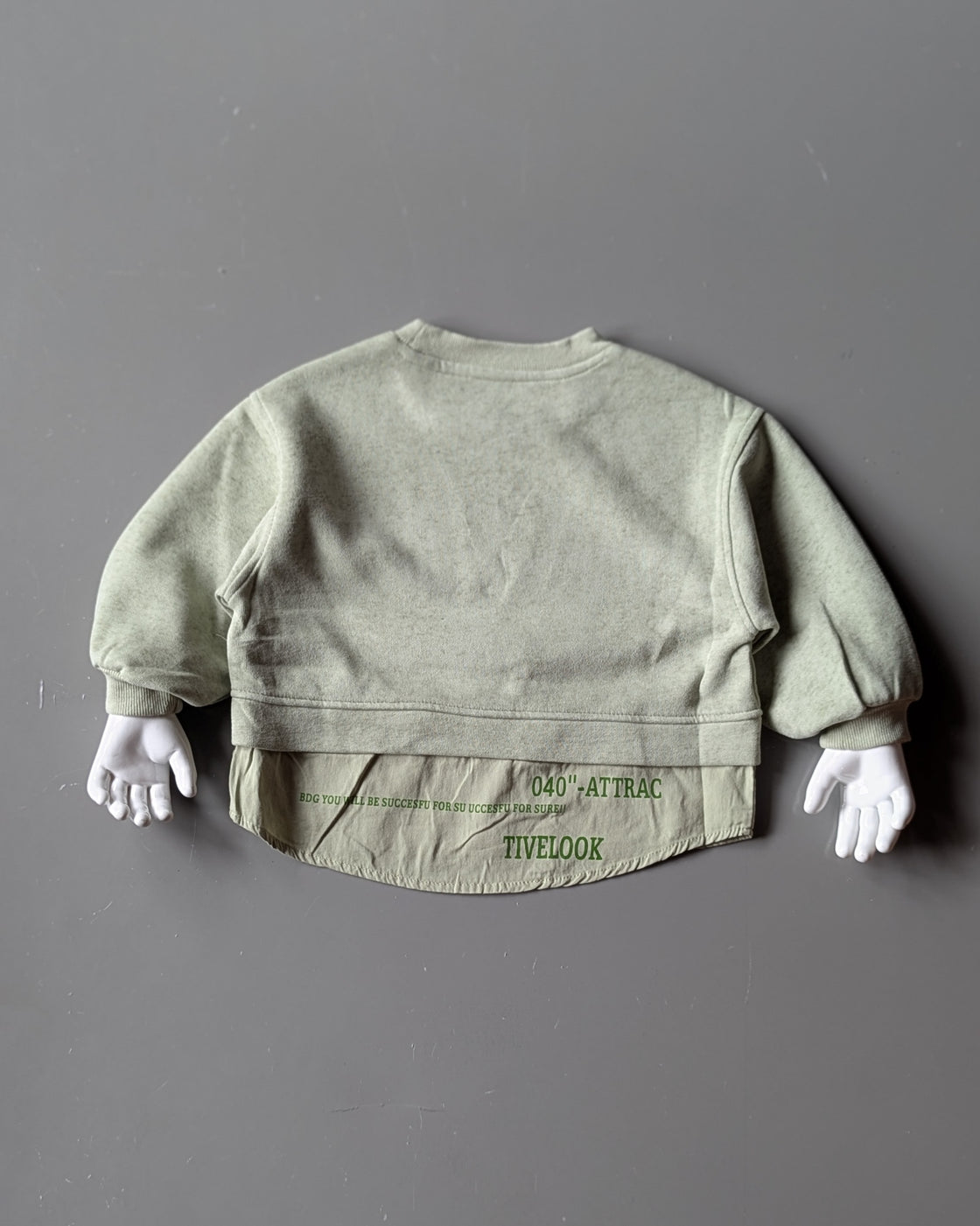 Unisex Full Sleeve Layered Look T Shirt