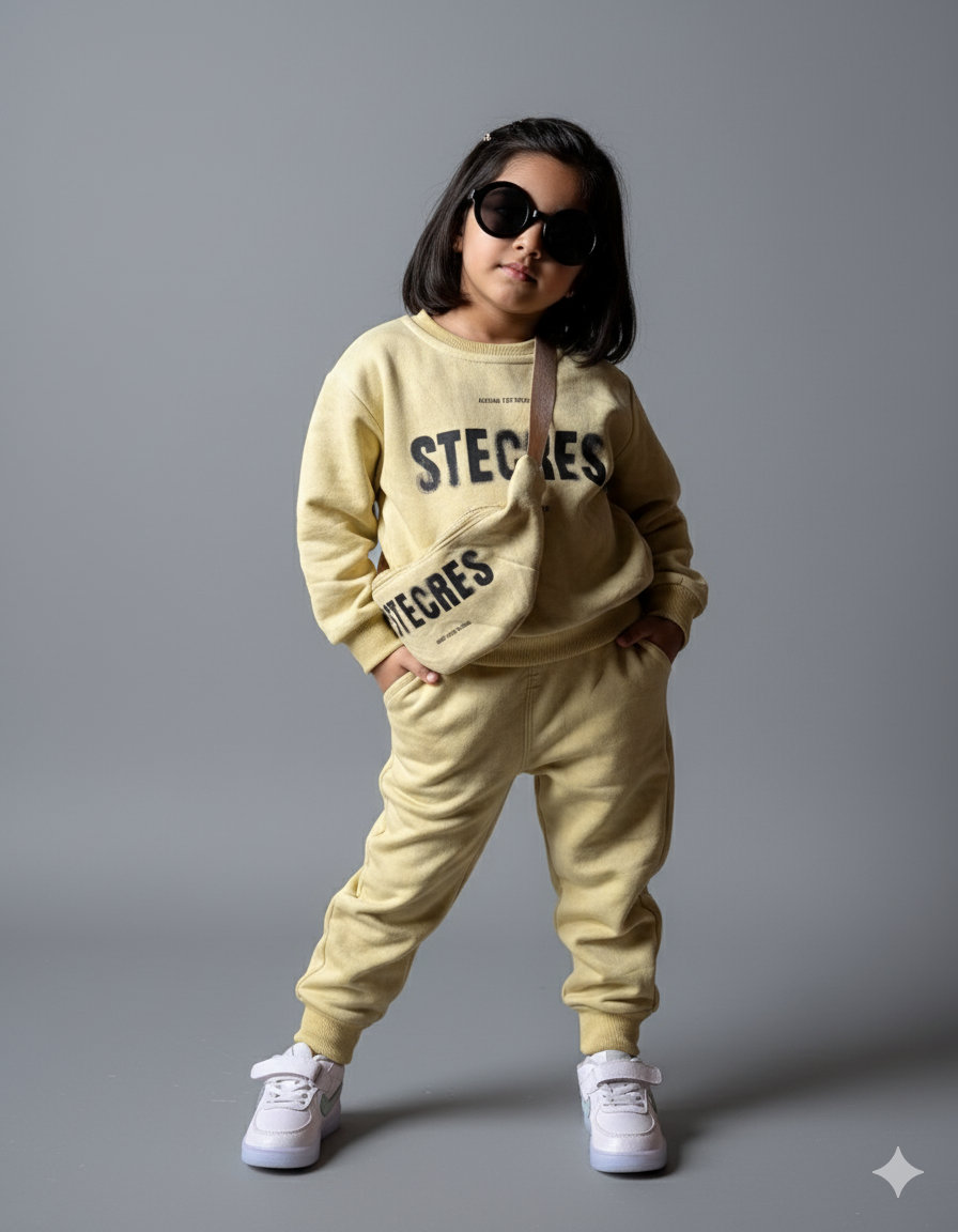 Unisex Full Sleeve T Shirt,Jogger Pant with Bag Set