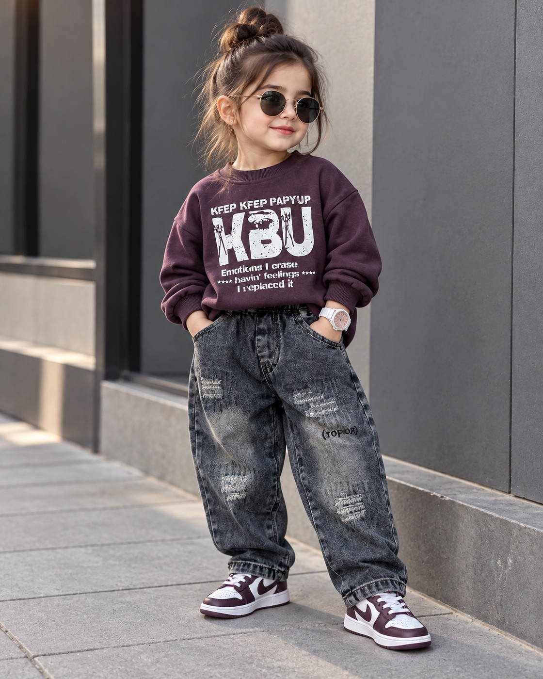 STIM115-01 Unisex Full Sleeve Oversized T Shirt and Pant Set