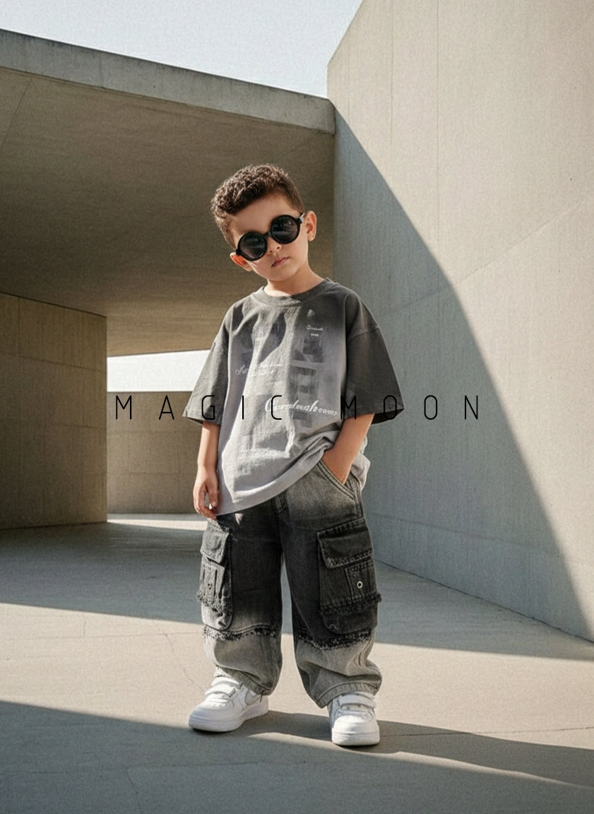 Unisex Half Sleeve Oversized T Shirt