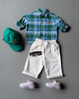SHFS07 Boy's Full Sleeve Oversized Check Shirt