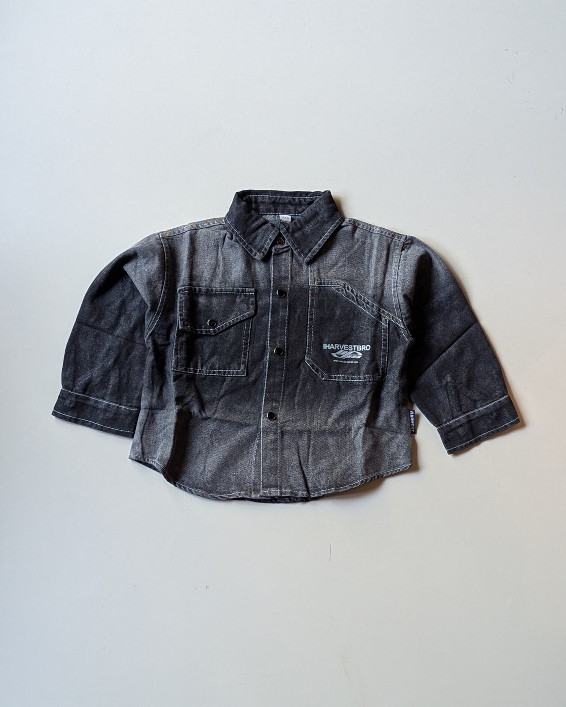SHIMT13-02 Unisex Full Sleeve Oversized Denim Shirt